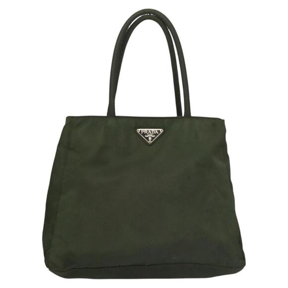 Prada Tessuto Khaki Nylon Handbag (Pre-Owned) - Picture 16 of 16